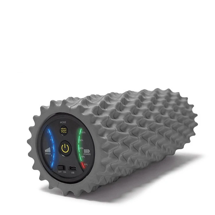 Vibrating Foam Roller - Rouleau électrique en mousse, 5 vitesses,