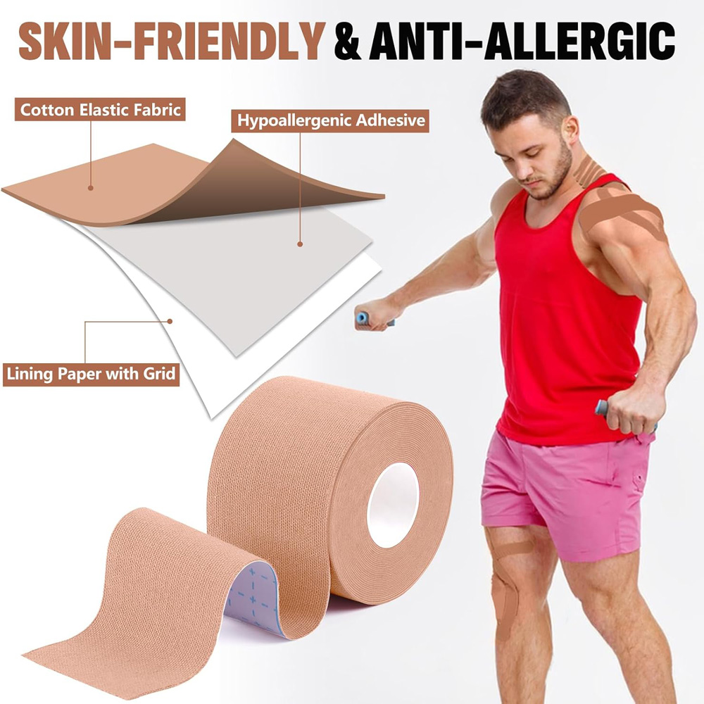 5 rouleaux de ruban de kinésio - Kinesiology Tape Sports avis et prix