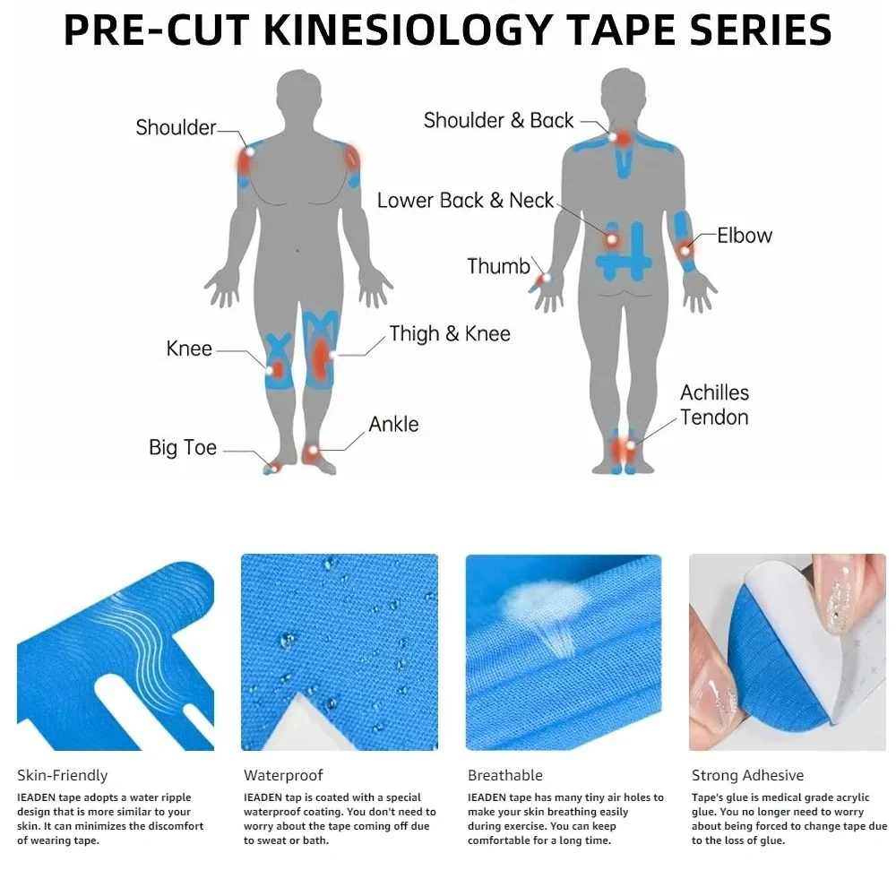 10 pièces ruban de kinésiologi - Kinesiology Tape Sports avis et prix