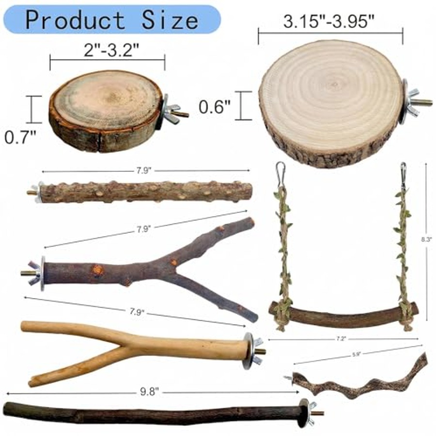8 perchoirs en bois naturel po - Health & Wellness U Of T avis et prix