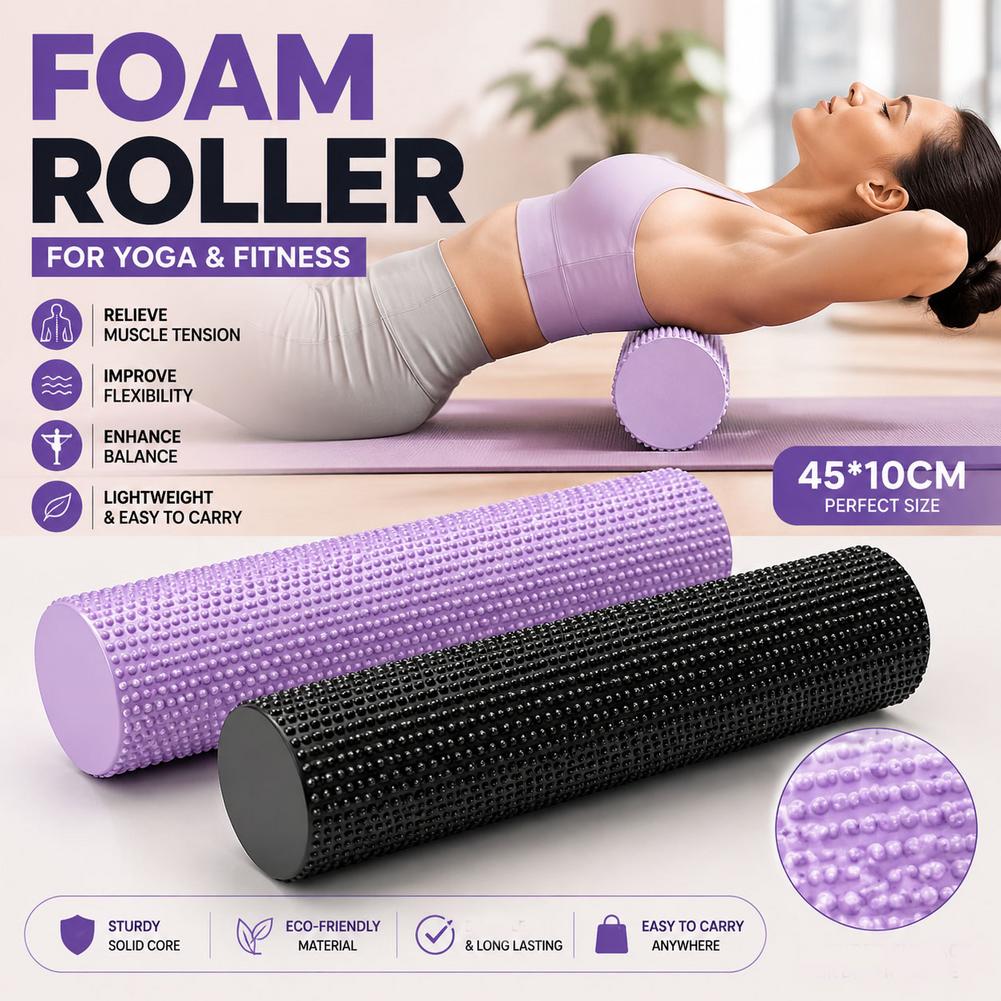 Rouleau de yoga en mousse EVA  - Vibrating Foam Roller avis et prix